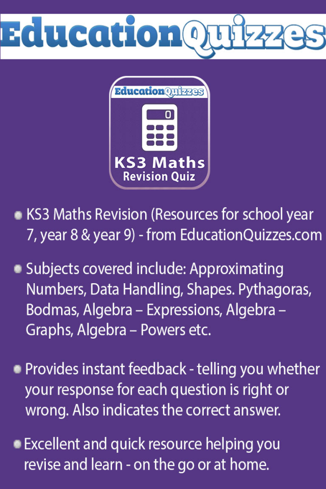 ks3 maths revision app
